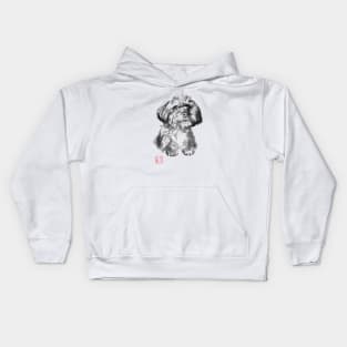 petit chien Kids Hoodie